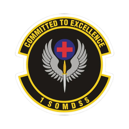 1st Special Operations Medical Support Squadron (U.S. Air Force) STICKER Vinyl Kiss-Cut Decal 3 Inch White - The Sticker Space