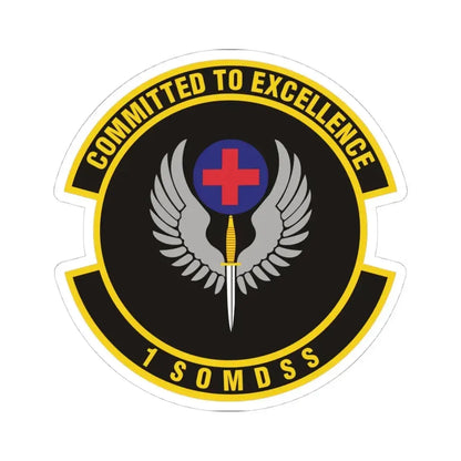 1st Special Operations Medical Support Squadron (U.S. Air Force) STICKER Vinyl Kiss-Cut Decal 4 Inch White - The Sticker Space