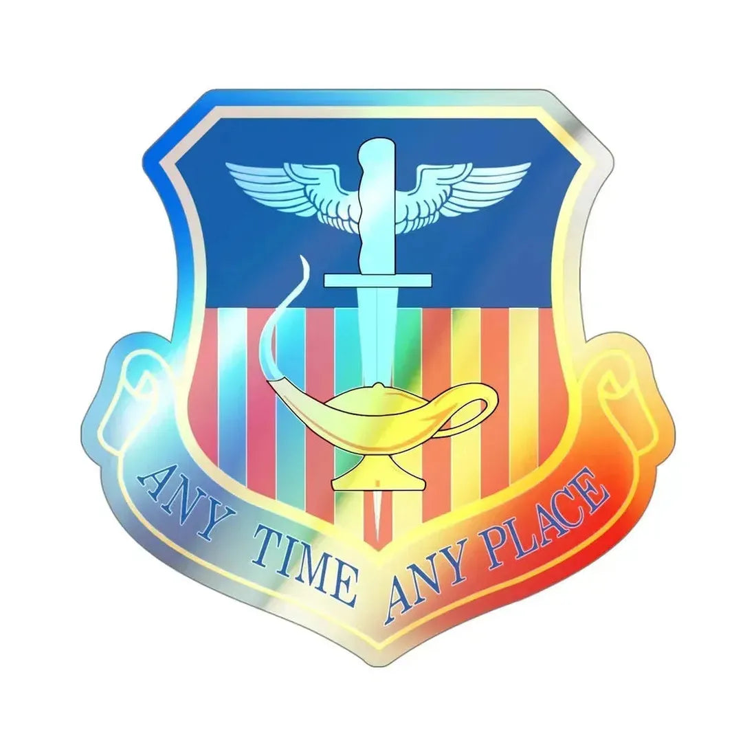 1st Special Operations Wing (U.S. Air Force) Holographic STICKER Die-Cut Vinyl Decal 4 Inch Holographic - The Sticker Space
