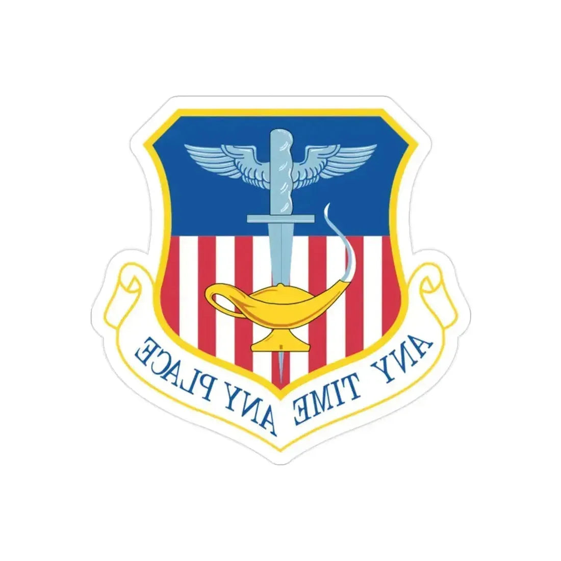 1st Special Operations Wing (U.S. Air Force) REVERSE PRINT Transparent Die-Cut STICKER 2 Inch Die-Cut Transparent - The Sticker Space