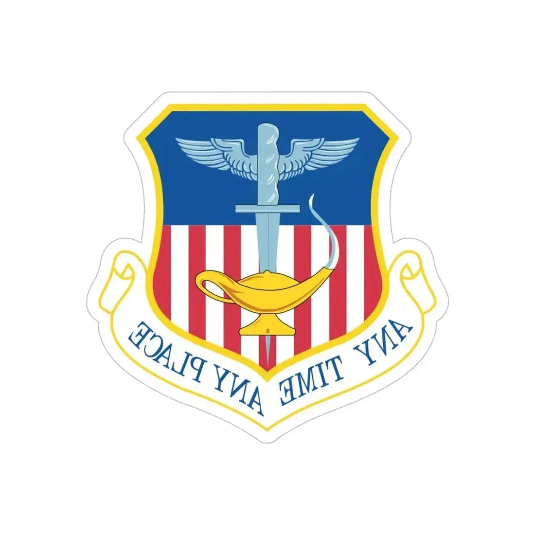 1st Special Operations Wing (U.S. Air Force) REVERSE PRINT Transparent Die-Cut STICKER 6 Inch Die-Cut Transparent - The Sticker Space