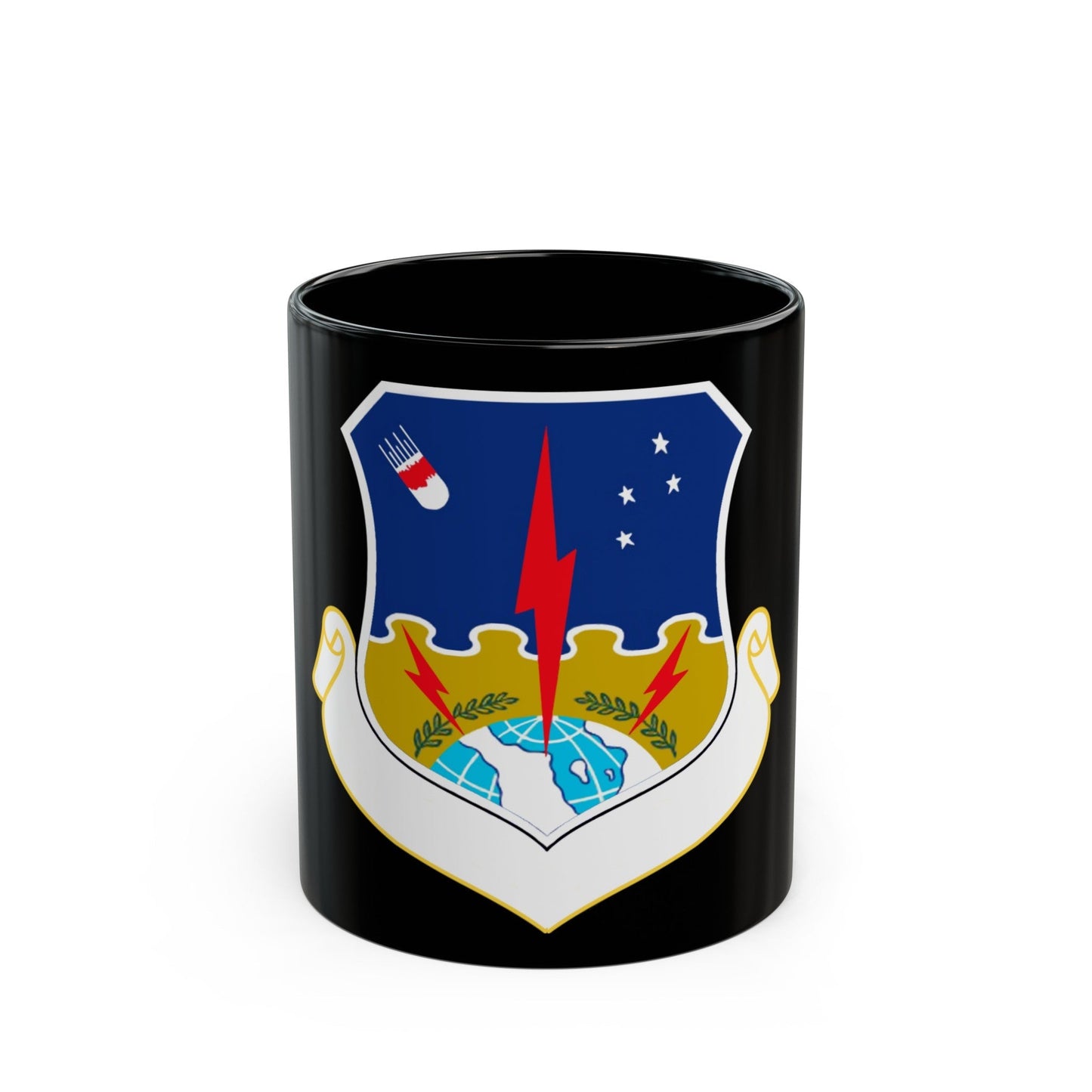 1st Strategic Aerospace Division (U.S. Air Force) Black Coffee Mug-11oz-The Sticker Space