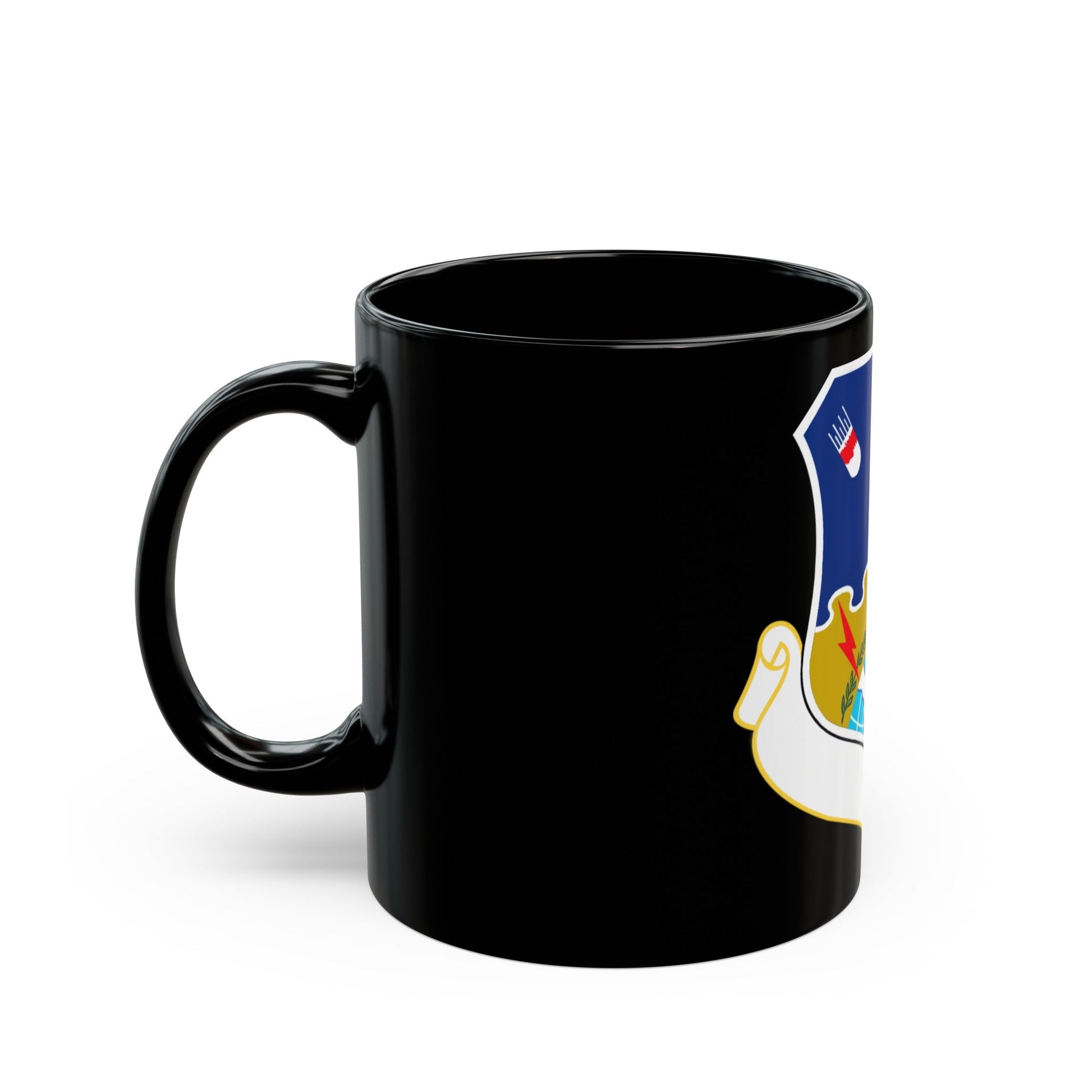 1st Strategic Aerospace Division (U.S. Air Force) Black Coffee Mug-The Sticker Space