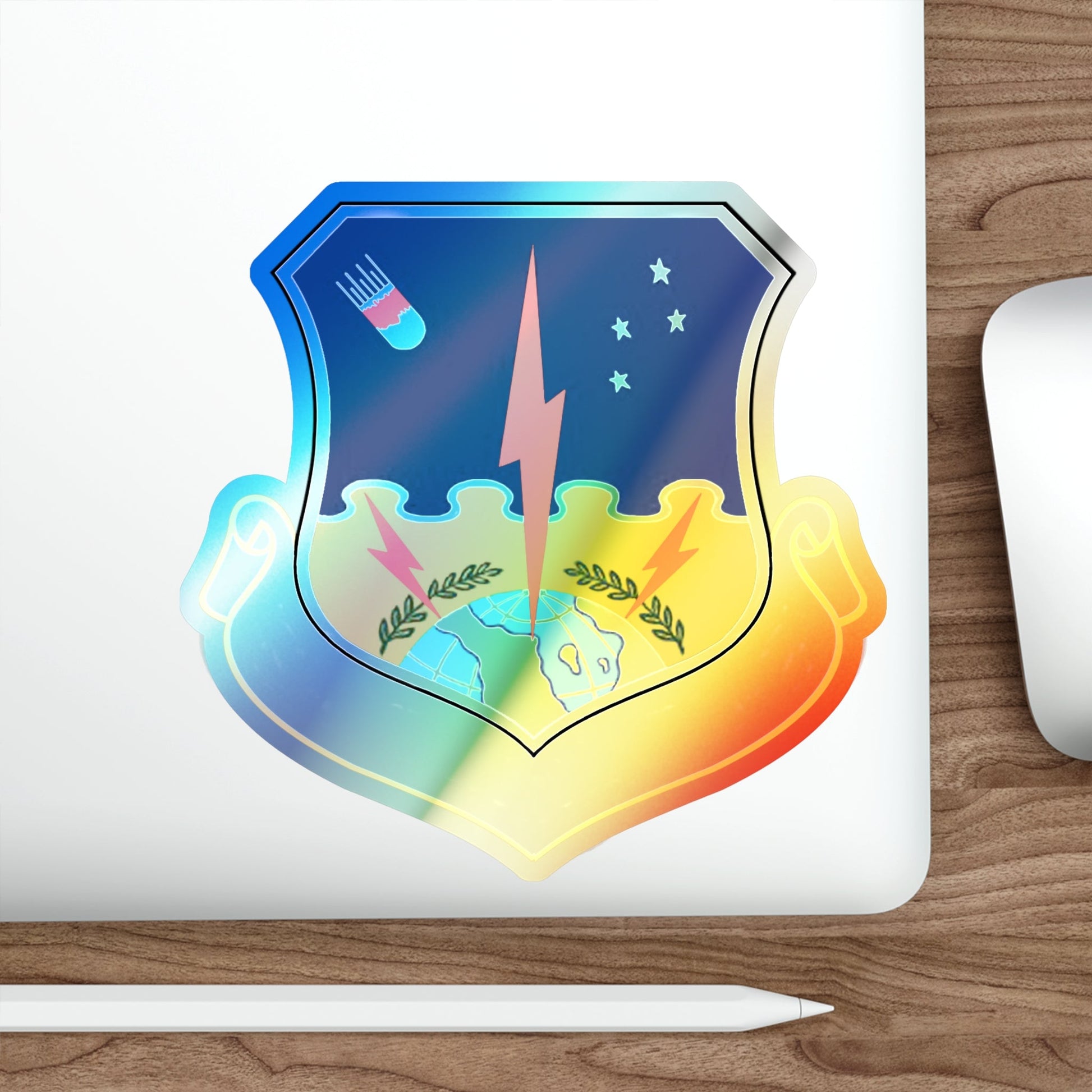 1st Strategic Aerospace Division (U.S. Air Force) Holographic STICKER Die-Cut Vinyl Decal-The Sticker Space