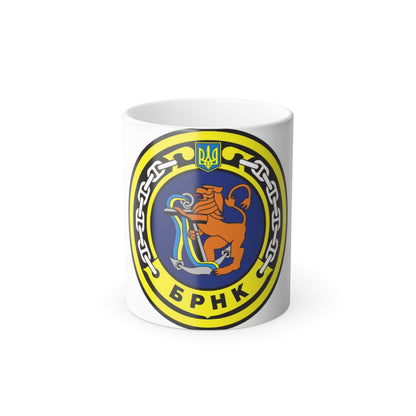 1st Surface Ships Brigade of the Ukrainian Navy (Ukraine) Color Changing Mug 11oz-11oz-The Sticker Space