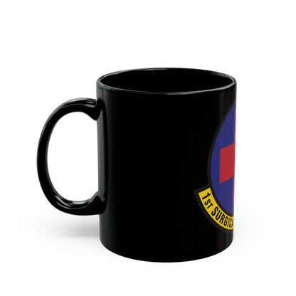 1st Surgical Operations Squadron (U.S. Air Force) Black Coffee Mug-The Sticker Space