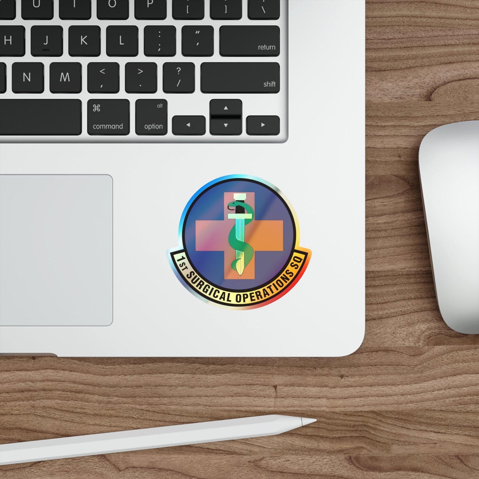 1st Surgical Operations Squadron (U.S. Air Force) Holographic STICKER Die-Cut Vinyl Decal-The Sticker Space