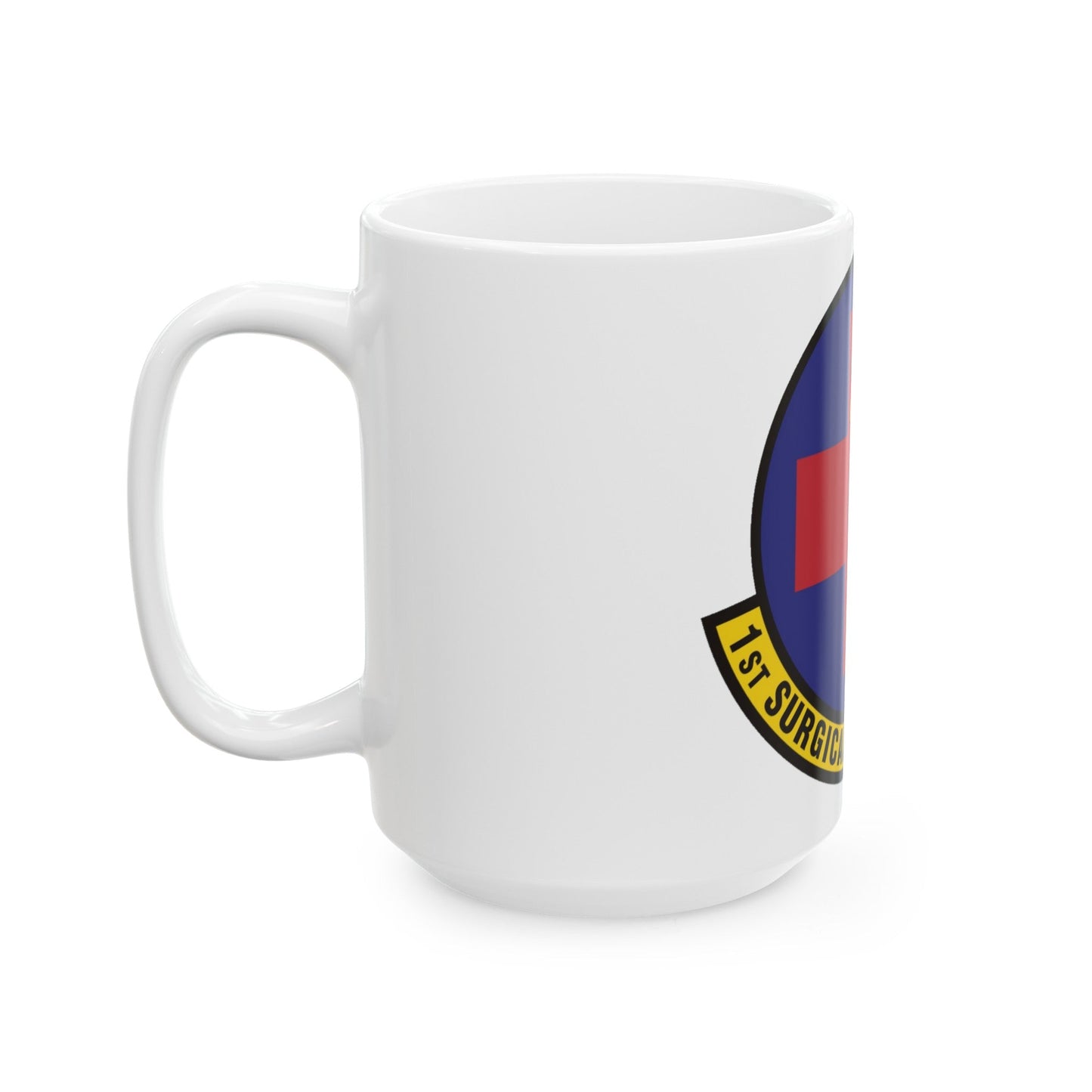 1st Surgical Operations Squadron (U.S. Air Force) White Coffee Mug-The Sticker Space