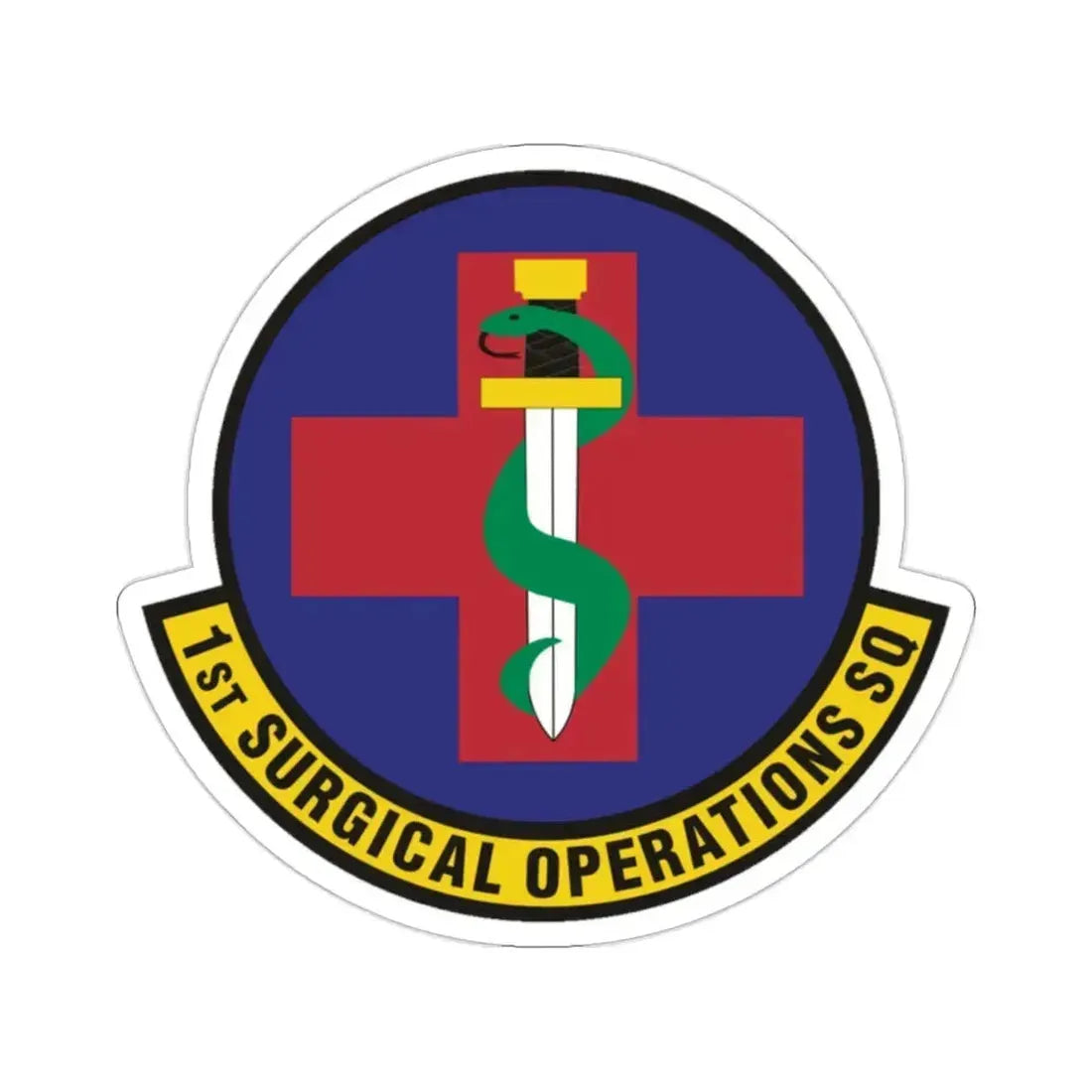1st Surgical Operations Squadron (U.S. Air Force) STICKER Vinyl Die-Cut Decal 2 Inch - The Sticker Space