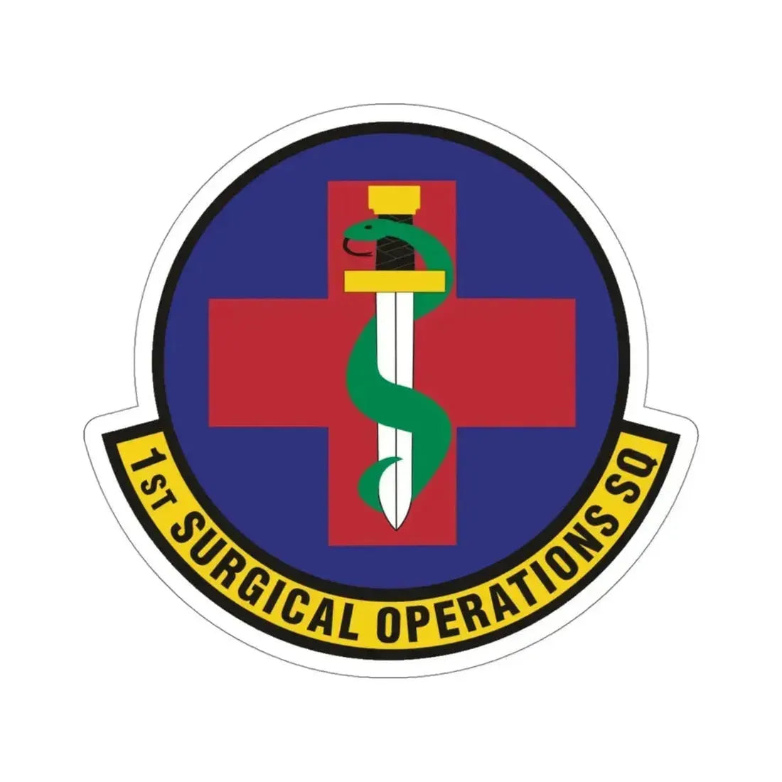 1st Surgical Operations Squadron (U.S. Air Force) STICKER Vinyl Die-Cut Decal 4 Inch - The Sticker Space