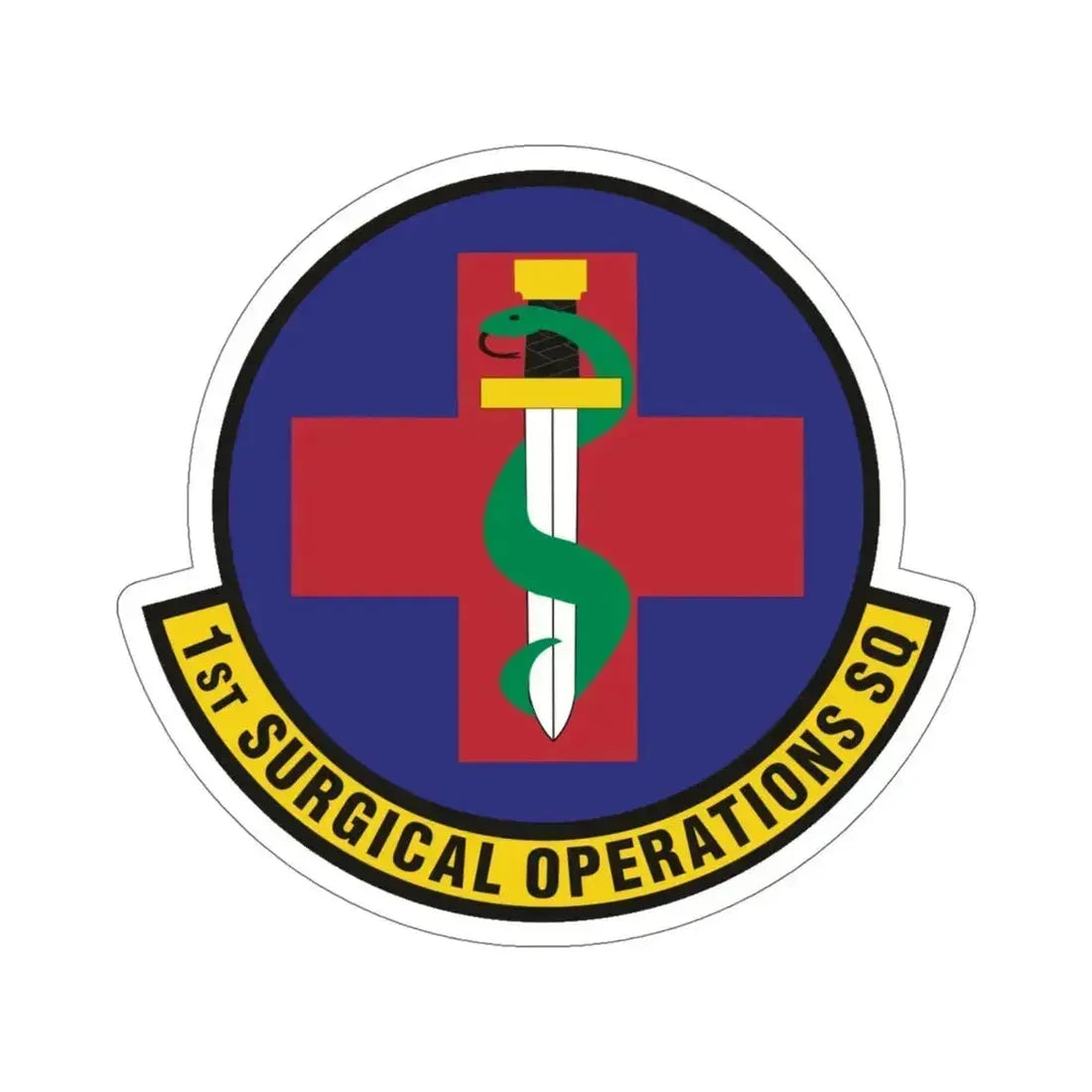 1st Surgical Operations Squadron (U.S. Air Force) STICKER Vinyl Die-Cut Decal 5 Inch - The Sticker Space