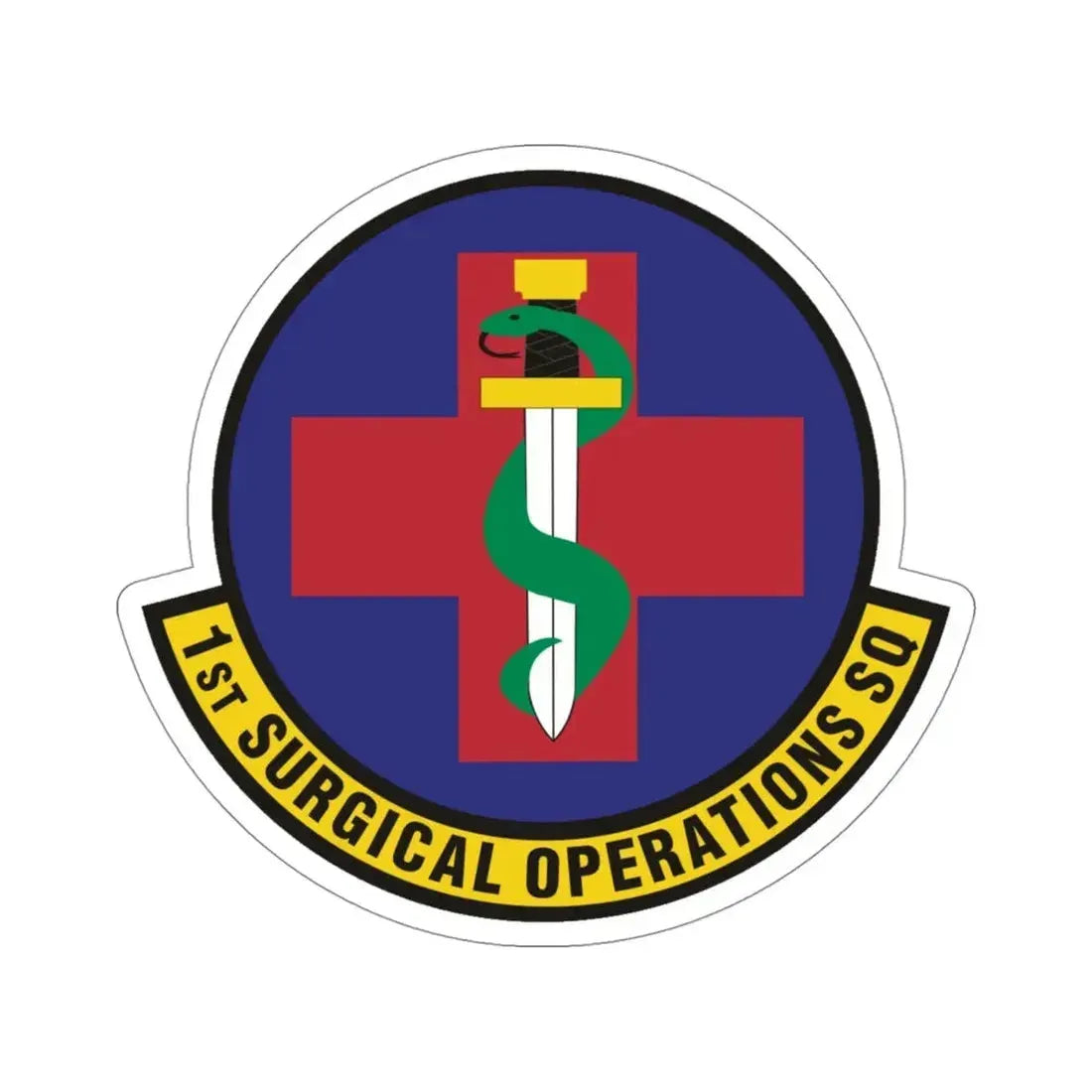 1st Surgical Operations Squadron (U.S. Air Force) STICKER Vinyl Die-Cut Decal - The Sticker Space