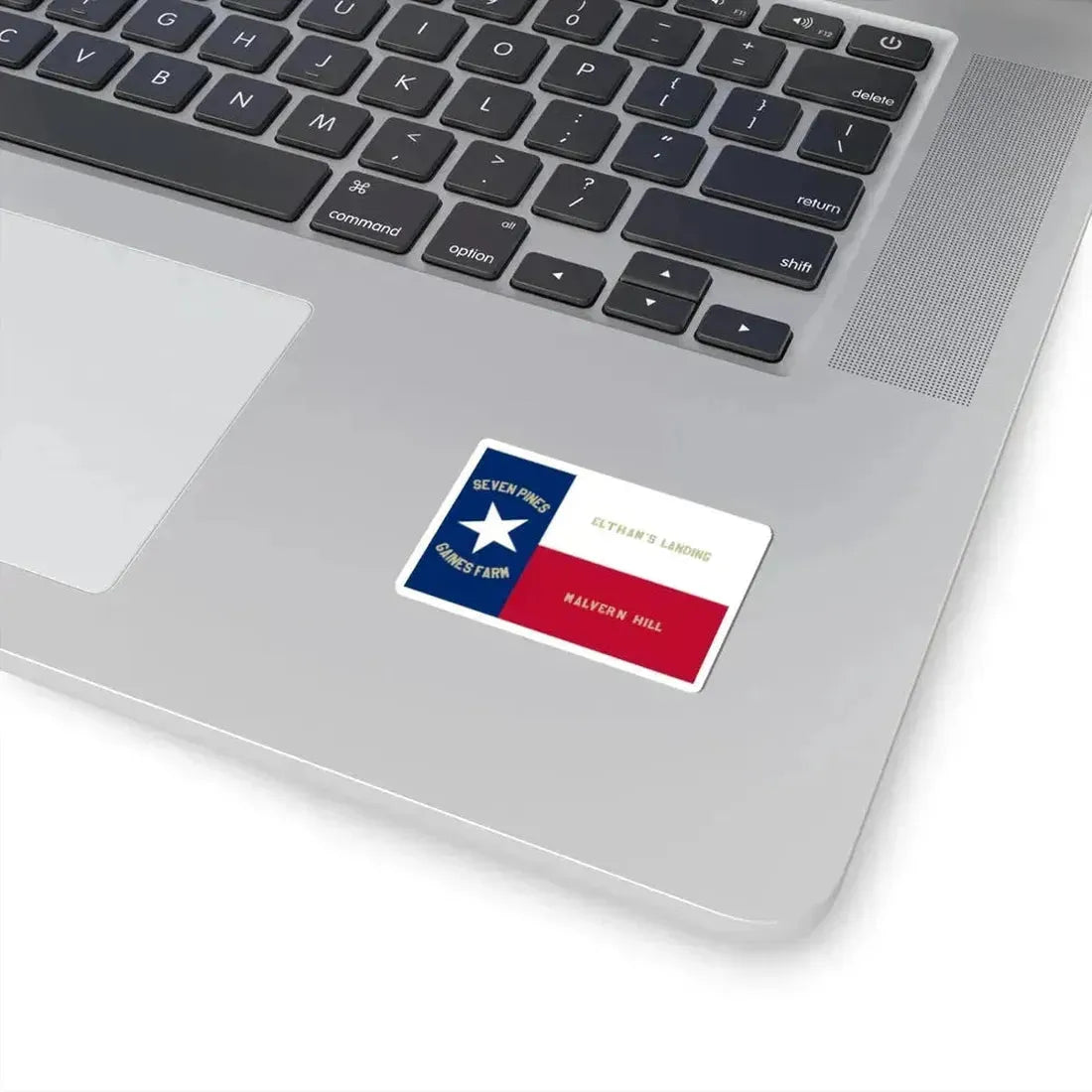 1st Texas Infantry Regiment Flag (United States) STICKER Vinyl Kiss-Cut Decal - The Sticker Space