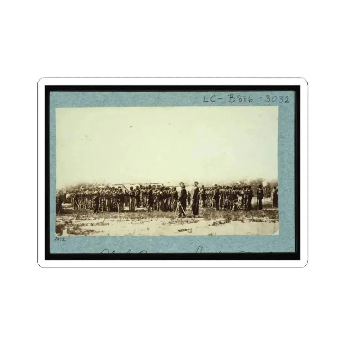 1St U.S. Colored Infantry (U.S. Civil War) STICKER Vinyl Kiss-Cut Decal 2 Inch White - The Sticker Space