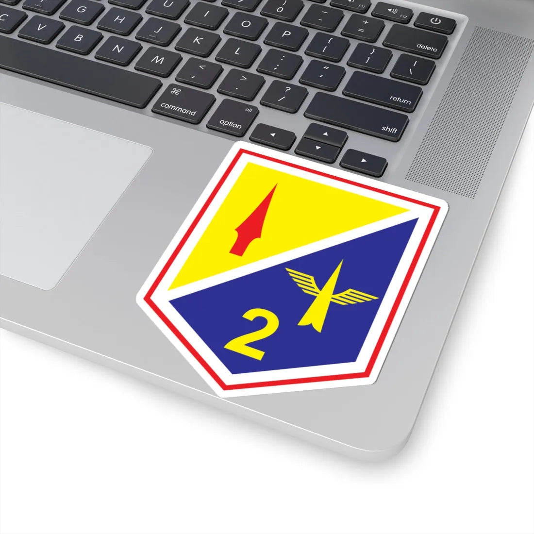 2 Air Defence Battery (Ireland) (Coat of Arms) STICKER Vinyl Kiss-Cut Decal - The Sticker Space