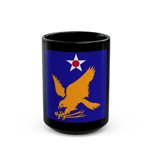 2 Air Force (U.S. Army) Black Coffee Mug-15oz-The Sticker Space