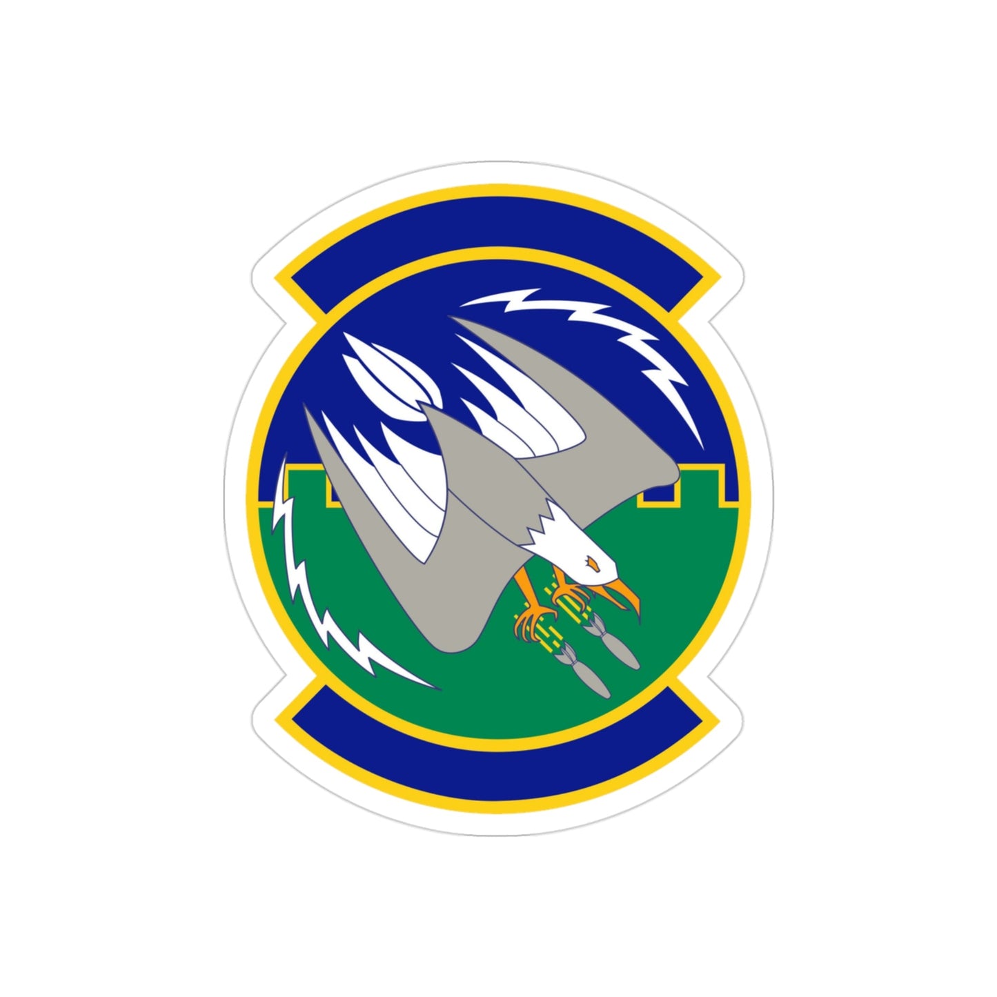 2 Air Support Operations Squadron (U.S. Air Force) REVERSE PRINT Transparent STICKER-3" × 3"-The Sticker Space