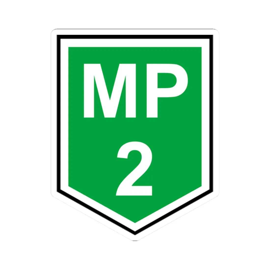 2 Brigade MP Coy (Ireland) (Coat of Arms) STICKER Vinyl Kiss-Cut Decal 2 Inch White - The Sticker Space