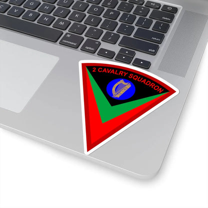2 Cavalry Squadron (Ireland) (Coat of Arms) STICKER Vinyl Kiss-Cut Decal - The Sticker Space