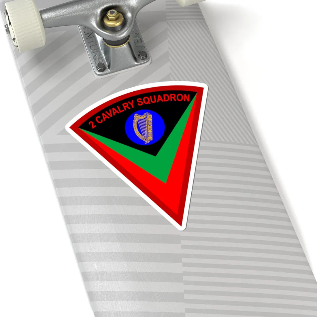 2 Cavalry Squadron (Ireland) (Coat of Arms) STICKER Vinyl Kiss-Cut Decal - The Sticker Space