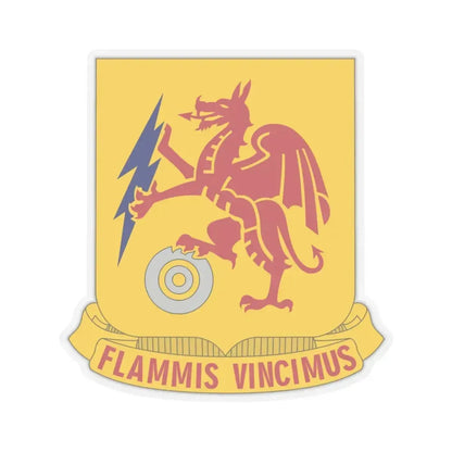 2 Chemical Battalion (U.S. Army) STICKER Vinyl Kiss-Cut Decal 3 Inch Transparent - The Sticker Space