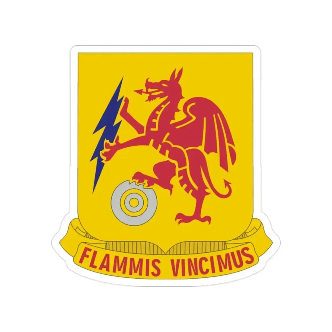 2 Chemical Battalion (U.S. Army) Transparent STICKER Die-Cut Vinyl Decal 2 Inch - The Sticker Space