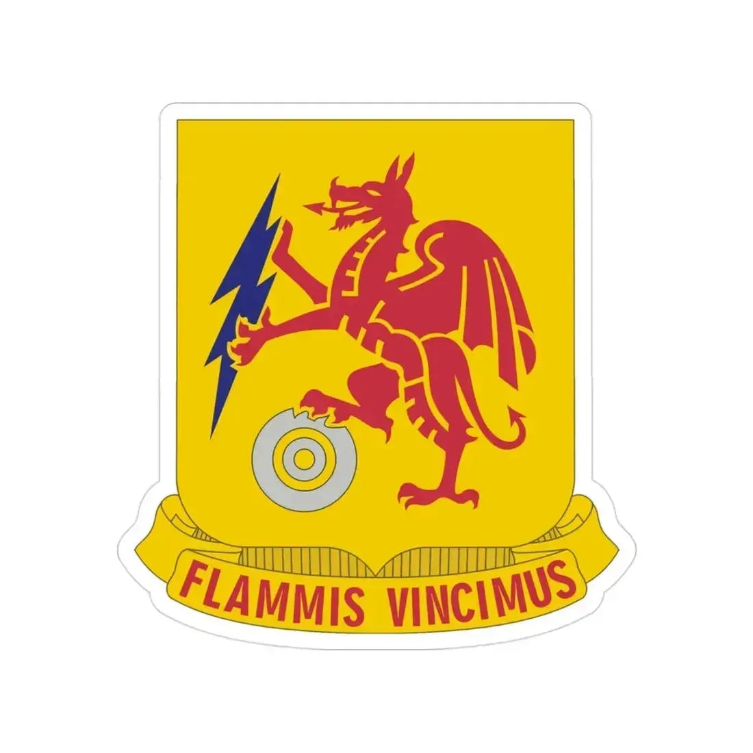 2 Chemical Battalion (U.S. Army) Transparent STICKER Die-Cut Vinyl Decal 3 Inch - The Sticker Space