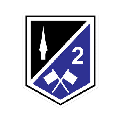 2 CIS (Ireland) (Coat of Arms) STICKER Vinyl Kiss-Cut Decal 3 Inch White - The Sticker Space