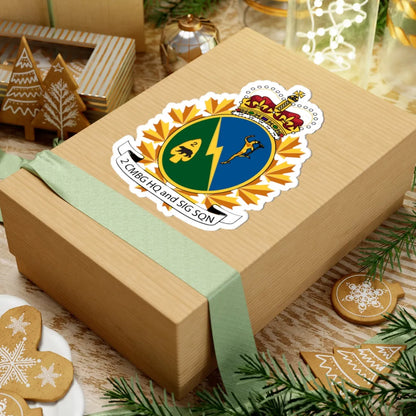 2 CMBG HQ and Sig Sqn crest (Canada) (Coat of Arms) STICKER Vinyl Kiss-Cut Decal - The Sticker Space