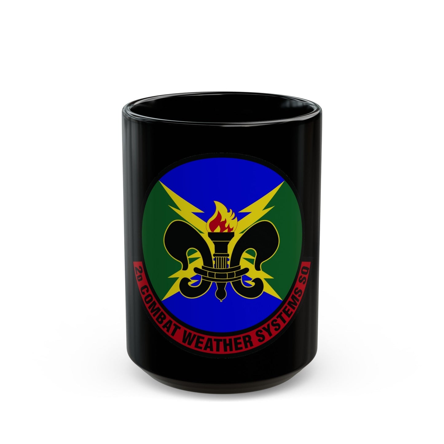 2 Combat Weather Systems Sq ACC (U.S. Air Force) Black Coffee Mug-15oz-The Sticker Space