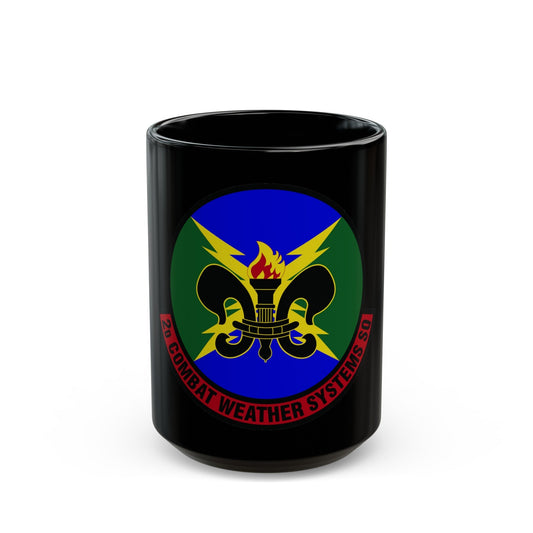 2 Combat Weather Systems Sq ACC (U.S. Air Force) Black Coffee Mug-15oz-The Sticker Space