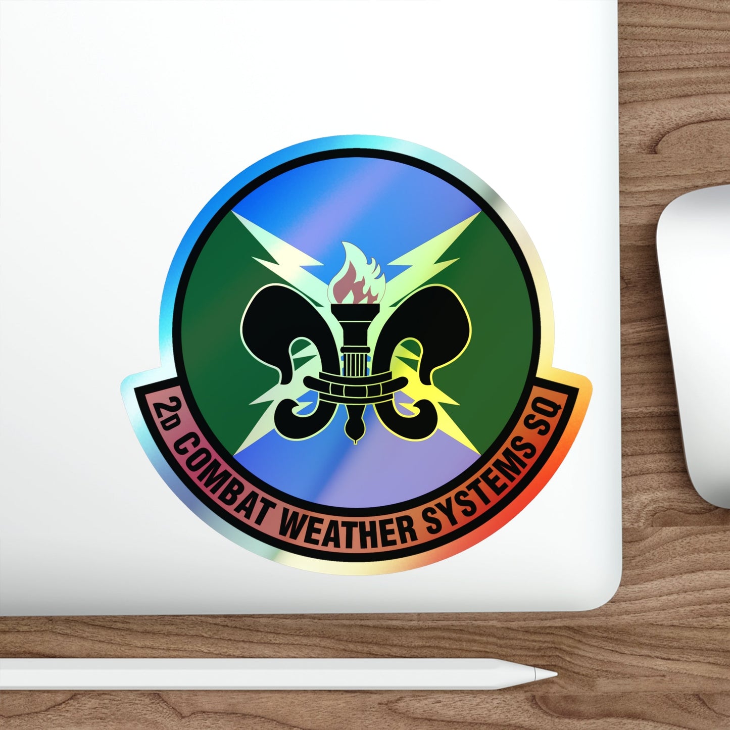 2 Combat Weather Systems Sq ACC (U.S. Air Force) Holographic STICKER Die-Cut Vinyl Decal-The Sticker Space