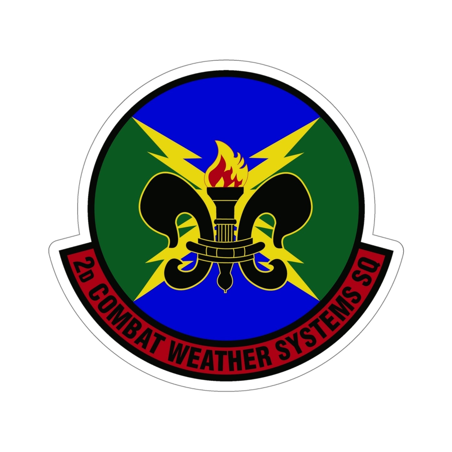 2 Combat Weather Systems Sq ACC (U.S. Air Force) STICKER Vinyl Die-Cut Decal-5 Inch-The Sticker Space