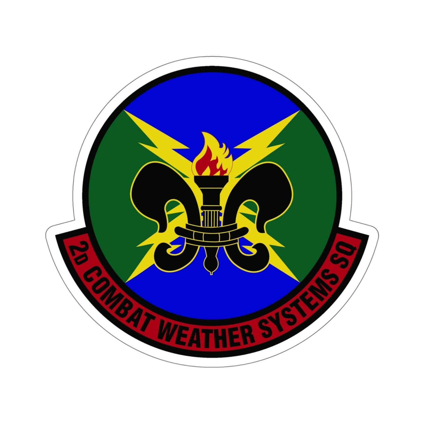 2 Combat Weather Systems Sq ACC (U.S. Air Force) STICKER Vinyl Die-Cut Decal-6 Inch-The Sticker Space