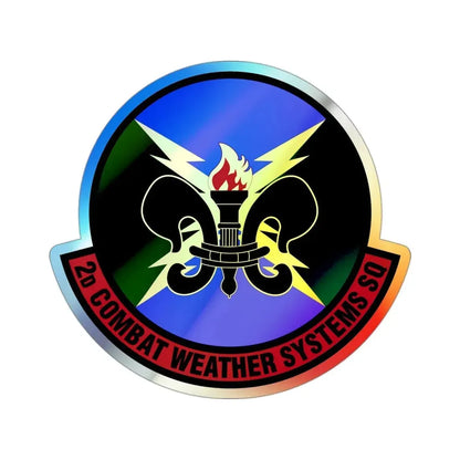 2 Combat Weather Systems Sq ACC (U.S. Air Force) Holographic STICKER Die-Cut Vinyl Decal - The Sticker Space