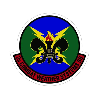 2 Combat Weather Systems Sq ACC (U.S. Air Force) STICKER Vinyl Die-Cut Decal 3 Inch - The Sticker Space