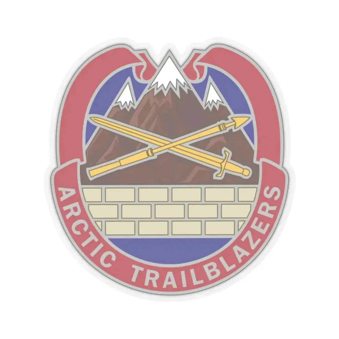 2 Engineer Brigade 2 (U.S. Army) STICKER Vinyl Kiss-Cut Decal 2 Inch Transparent - The Sticker Space