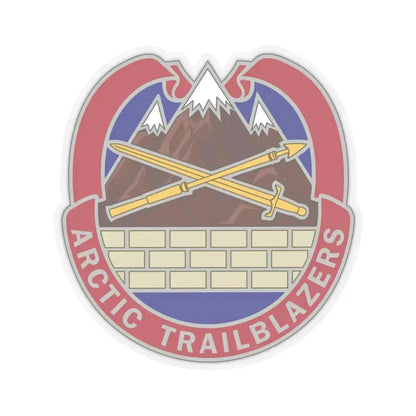 2 Engineer Brigade 2 (U.S. Army) STICKER Vinyl Kiss-Cut Decal 3 Inch Transparent - The Sticker Space