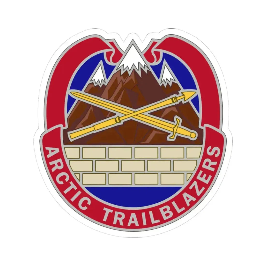 2 Engineer Brigade 2 (U.S. Army) STICKER Vinyl Kiss-Cut Decal 3 Inch White - The Sticker Space