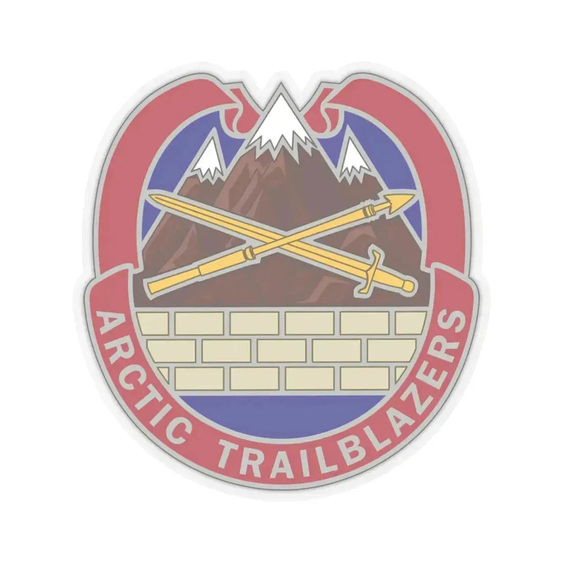 2 Engineer Brigade 2 (U.S. Army) STICKER Vinyl Kiss-Cut Decal 6 Inch Transparent - The Sticker Space