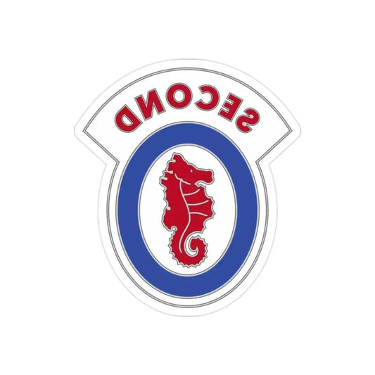 2 Engineer Brigade 3 (U.S. Army) REVERSE PRINT Transparent Die-Cut STICKER 2 Inch Die-Cut Transparent - The Sticker Space