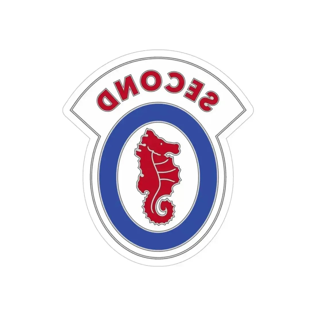 2 Engineer Brigade 3 (U.S. Army) REVERSE PRINT Transparent Die-Cut STICKER 5 Inch Die-Cut Transparent - The Sticker Space