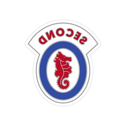 2 Engineer Brigade 3 (U.S. Army) REVERSE PRINT Transparent Die-Cut STICKER - The Sticker Space