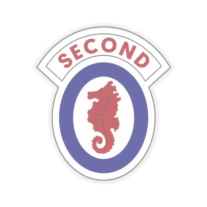 2 Engineer Brigade (U.S. Army) STICKER Vinyl Kiss-Cut Decal 2 Inch Transparent - The Sticker Space