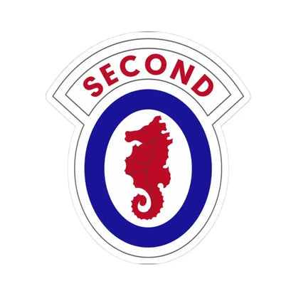 2 Engineer Brigade (U.S. Army) STICKER Vinyl Kiss-Cut Decal 3 Inch White - The Sticker Space