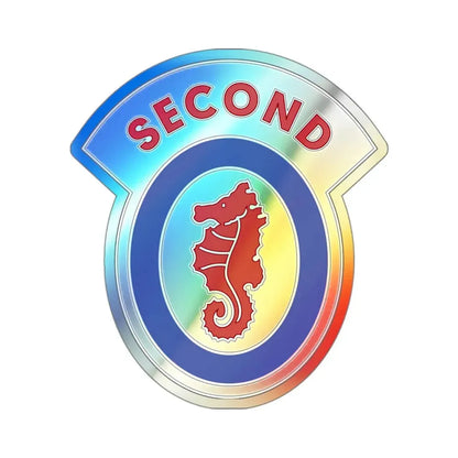 2 Engineer Brigade v3 (U.S. Army) Holographic STICKER Die-Cut Vinyl Decal - The Sticker Space