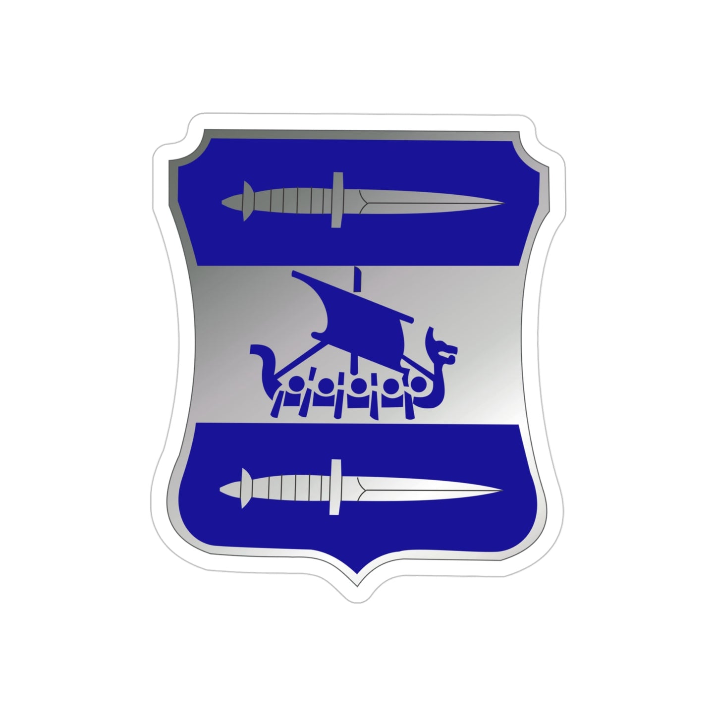 2 Infantry Battalion (U.S. Army) REVERSE PRINT Transparent STICKER-4" × 4"-The Sticker Space