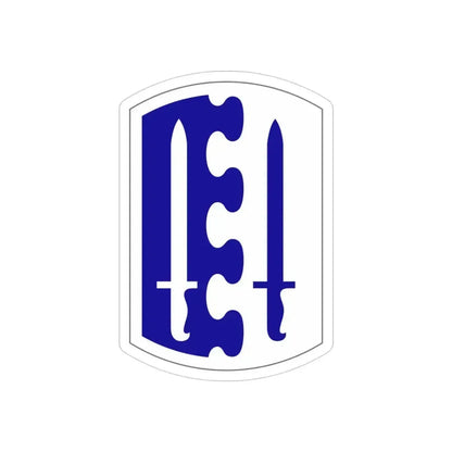 2 Infantry Brigade (U.S. Army) REVERSE PRINT Transparent Die-Cut STICKER 3 Inch Die-Cut Transparent - The Sticker Space