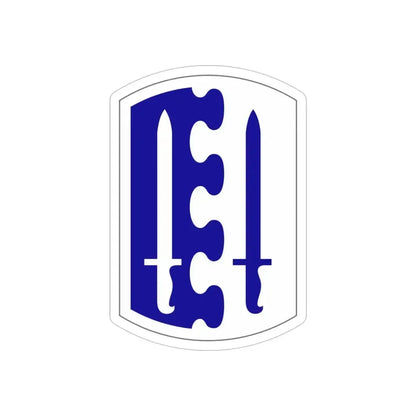 2 Infantry Brigade (U.S. Army) REVERSE PRINT Transparent Die-Cut STICKER 6 Inch Die-Cut Transparent - The Sticker Space