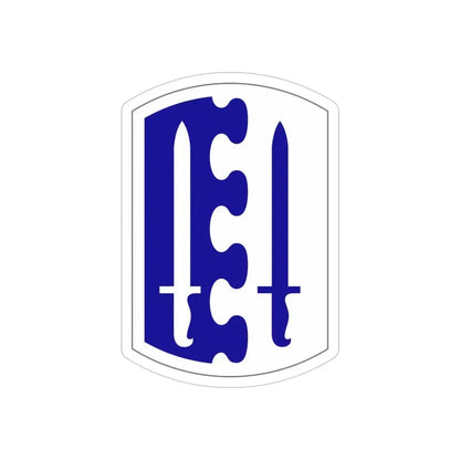 2 Infantry Brigade (U.S. Army) REVERSE PRINT Transparent Die-Cut STICKER - The Sticker Space